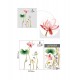 Sticker decorativ, Flori, 120 cm, 755STK