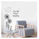 Sticker decorativ, Flori, Bloom, 110 cm, 731STK