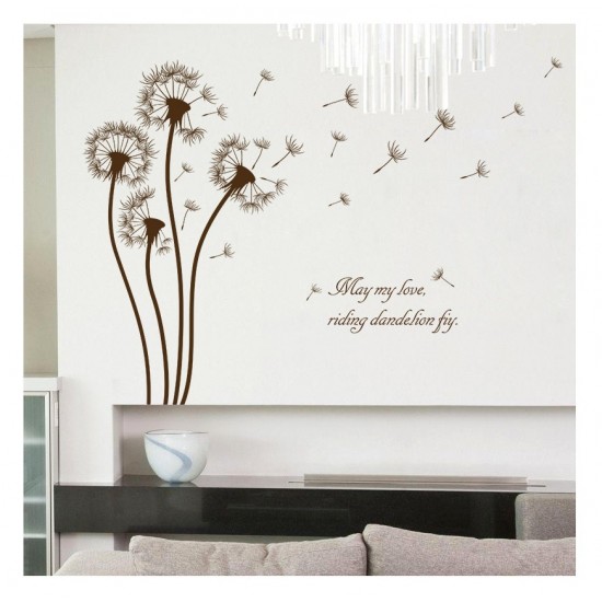 Sticker decorativ, Flori, My Love, 117 cm, 715STK