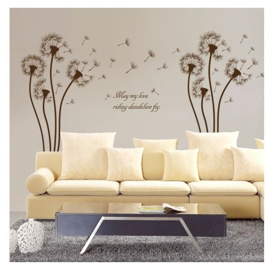 Sticker decorativ, Flori, My Love, 117 cm, 715STK