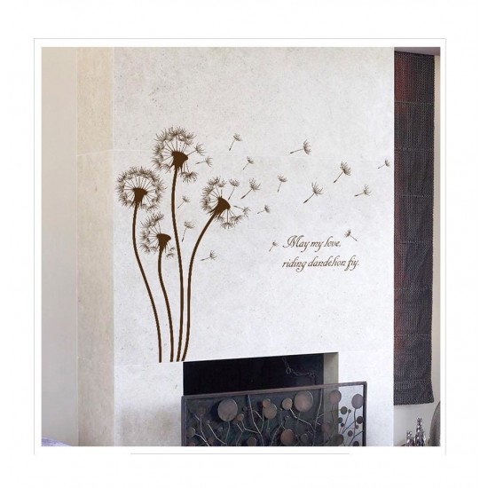 Sticker decorativ, Flori, My Love, 117 cm, 715STK