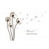 Sticker decorativ, Flori, My Love, 117 cm, 715STK