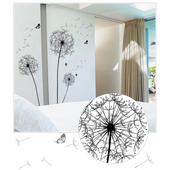 Sticker decorativ, Flori Papadie, 135 cm, 767STK