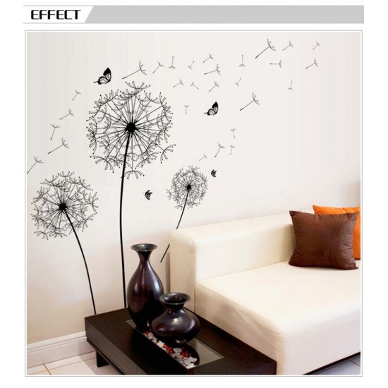 Sticker decorativ, Flori Papadie, 135 cm, 767STK