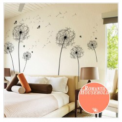Sticker decorativ, Flori Papadie, 135 cm, 767STK