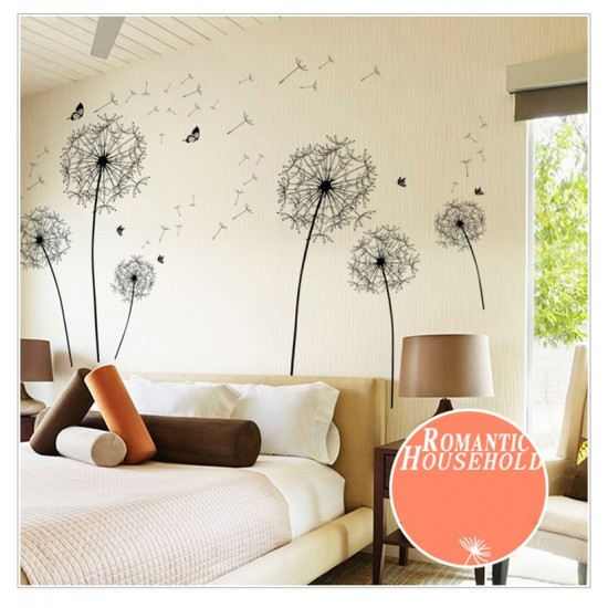 Sticker decorativ, Flori Papadie, 135 cm, 767STK