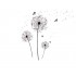 Sticker decorativ, Flori Papadie, 135 cm, 767STK