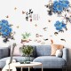 Sticker decorativ, Flori albastre, 130 cm, 802STK