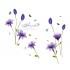 Sticker decorativ, Flori albastre, 160 cm, 744STK
