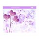 Sticker decorativ, Flori mov, 125 cm, 703STK