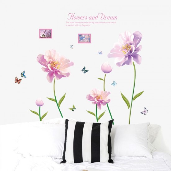 Sticker decorativ, Flori mov, 127 cm, 790STK Sticker decorativ, Flori mov, 127 cm, 790STK