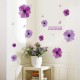Sticker decorativ, Flori mov, 130 cm, 787STK Sticker decorativ, Flori mov, 130 cm, 787STK