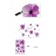 Sticker decorativ, Flori mov, 130 cm, 787STK Sticker decorativ, Flori mov, 130 cm, 787STK
