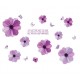 Sticker decorativ, Flori mov, 130 cm, 787STK Sticker decorativ, Flori mov, 130 cm, 787STK