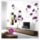 Sticker decorativ, Flori mov, 140 cm, 797STK