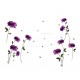 Sticker decorativ, Flori mov, 140 cm, 797STK