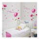 Sticker decorativ, Flori mov, 176 cm, 733STK
