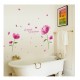 Sticker decorativ, Flori mov, 176 cm, 733STK