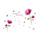 Sticker decorativ, Flori mov, 176 cm, 733STK
