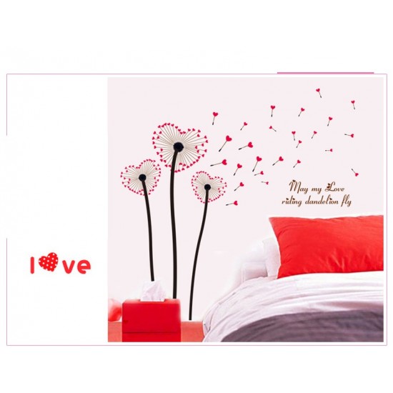Sticker decorativ, Flori papadie, 120 cm, 808STK
