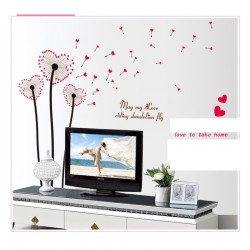 Sticker decorativ, Flori papadie, 120 cm, 808STK