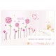 Sticker decorativ, Flori roz, 130 cm, 702STK Sticker decorativ, Flori roz, 130 cm, 702STK