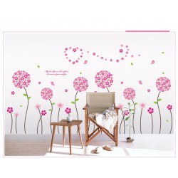 Sticker decorativ, Flori roz, 130 cm, 702STK Sticker decorativ, Flori roz, 130 cm, 702STK
