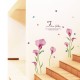 Sticker decorativ, Flori roz, 155 cm, 746STK Sticker decorativ, Flori roz, 155 cm, 746STK