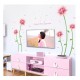 Sticker decorativ, Flori roz, 187 cm, 732STK