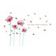 Sticker decorativ, Flori roz, 202 cm, 805STK
