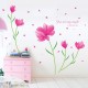 Sticker decorativ, Flori roz, 205 cm, 796STK