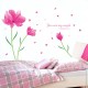 Sticker decorativ, Flori roz, 205 cm, 796STK