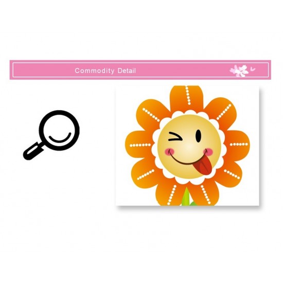 Sticker decorativ, Flower, 120 cm, 710STK