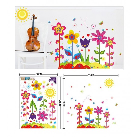 Sticker decorativ, Flower, 90 cm, 711STK