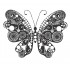Sticker decorativ, Fluture, 55 cm, 1142STK