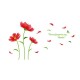Sticker decorativ, Fori rosii, 150 cm, 783STK Sticker decorativ, Fori rosii, 150 cm, 783STK
