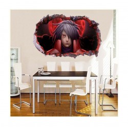 Sticker decorativ, Gaura in perete 3D, Anime, 85 cm, 1015STK Sticker decorativ, Gaura in perete 3D, Anime, 85 cm, 1015STK