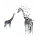 Sticker decorativ, Girafe, 130 cm, 747STK