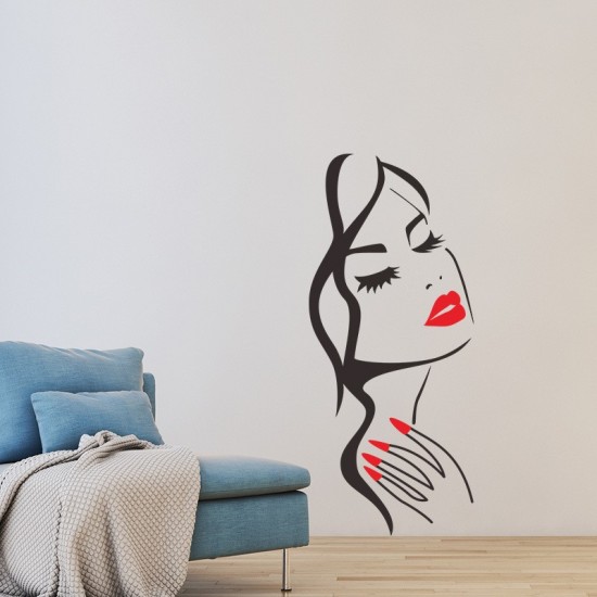 Sticker decorativ, Girl, 57 cm, 820STK