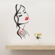 Sticker decorativ, Girl, 57 cm, 820STK