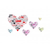 Sticker decorativ, Love, 120 cm, 704STK Sticker decorativ, Love, 120 cm, 704STK