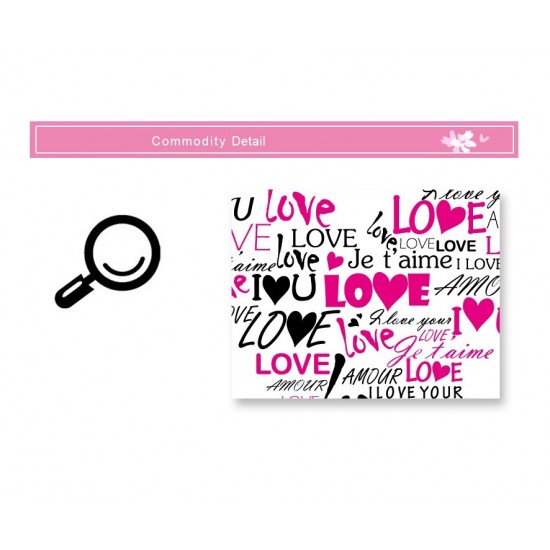 Sticker decorativ, Love, 120 cm, 704STK