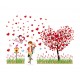 Sticker decorativ, Love you, 105 cm, 758STK