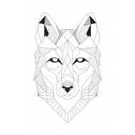 Sticker decorativ, Lup, 70 cm, 1071STK