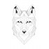 Sticker decorativ, Lup, 70 cm, 1071STK