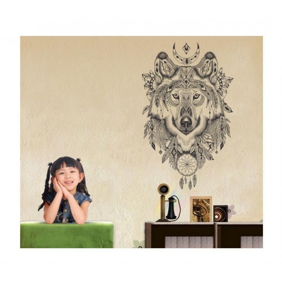 Sticker decorativ, Lup, 85 cm, 1077STK