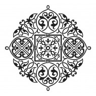 Sticker decorativ Mandala, 55 cm, 1082STK