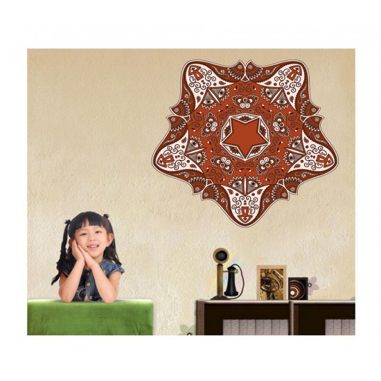 Sticker decorativ Mandala, Maro, 50 cm , 1060STK