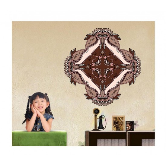 Sticker decorativ Mandala, Maro, 50 cm , 1062STK