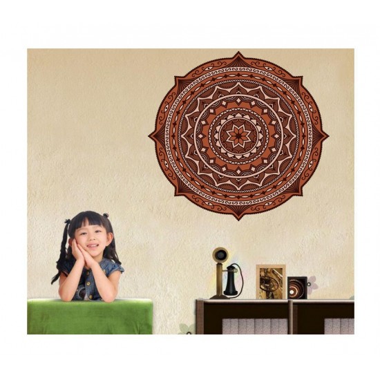 Sticker decorativ Mandala, Maro, 50 cm, 1069STK